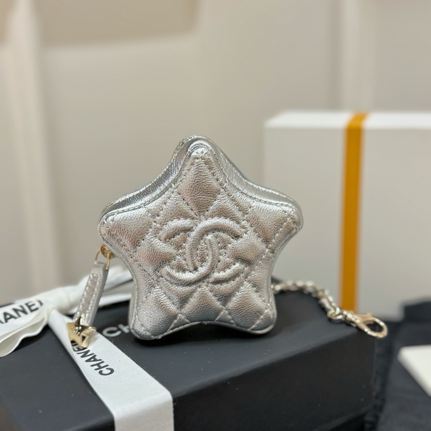人気 可愛い ココマーク スターバッグチャーム シャネル コピー シルバー
