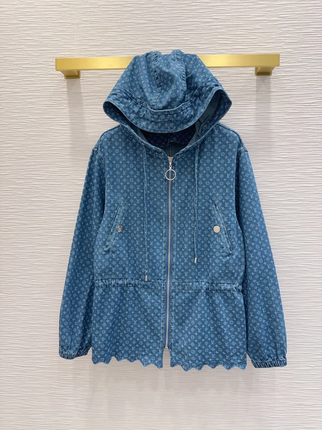 フーデッド モノグラム デニムジャケット ルイ・ヴィトン ジャケット コピー