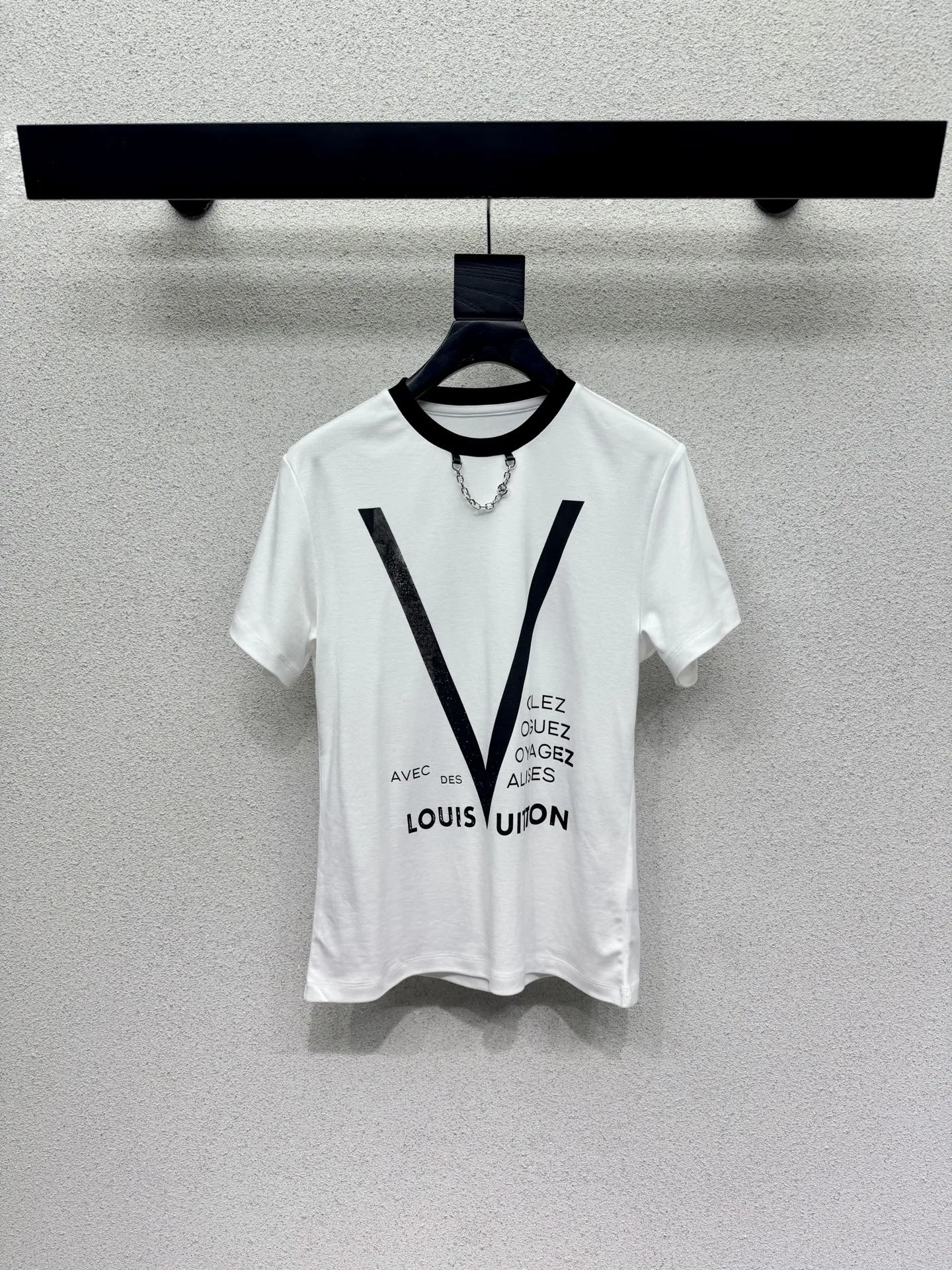 カジュアル シグネチャープリントTシャツ ルイ・ヴィトン Tシャツ コピー コットン