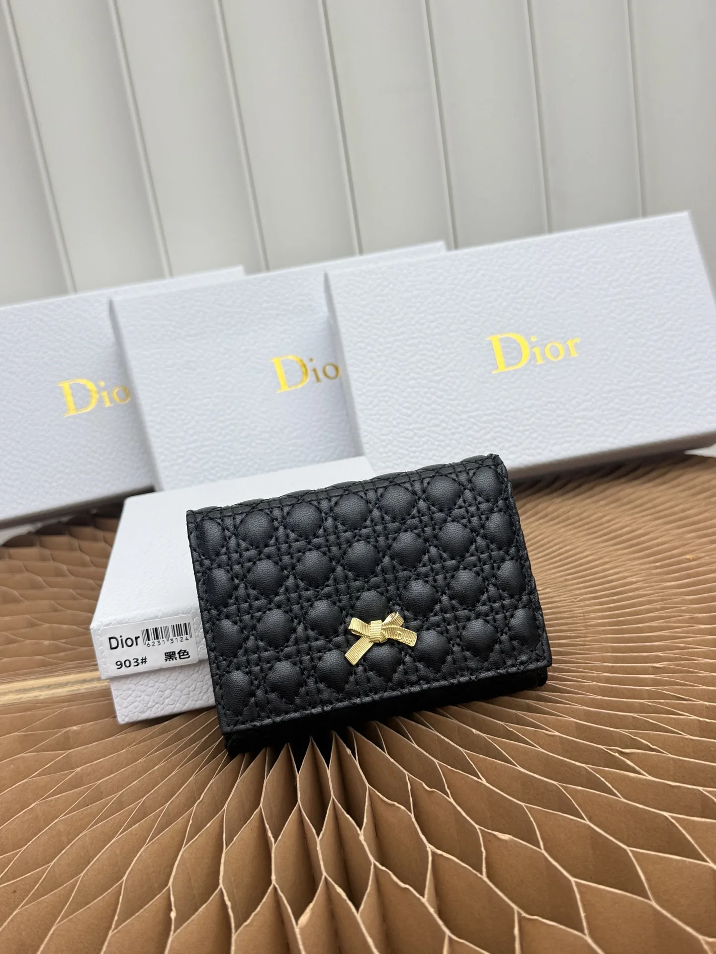 Baby Bow Glycine ウォレット クリスチャン・ディオール 財布 コピー ブラック