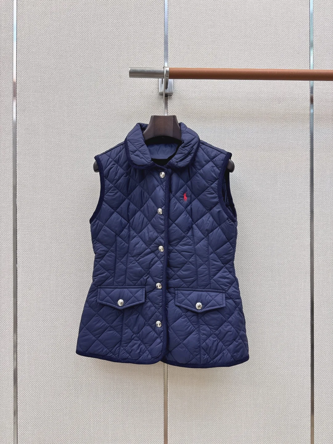 洗練された ポニー刺繍 キルティングベスト ラルフローレン ジャケット コピー レディース