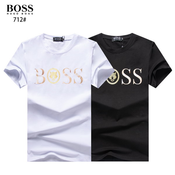 カジュアル ヒューゴ・ボス tシャツ コピー 半袖 トップス シンプル ロゴ 着心地いい クルーネック ホワイト ブラック