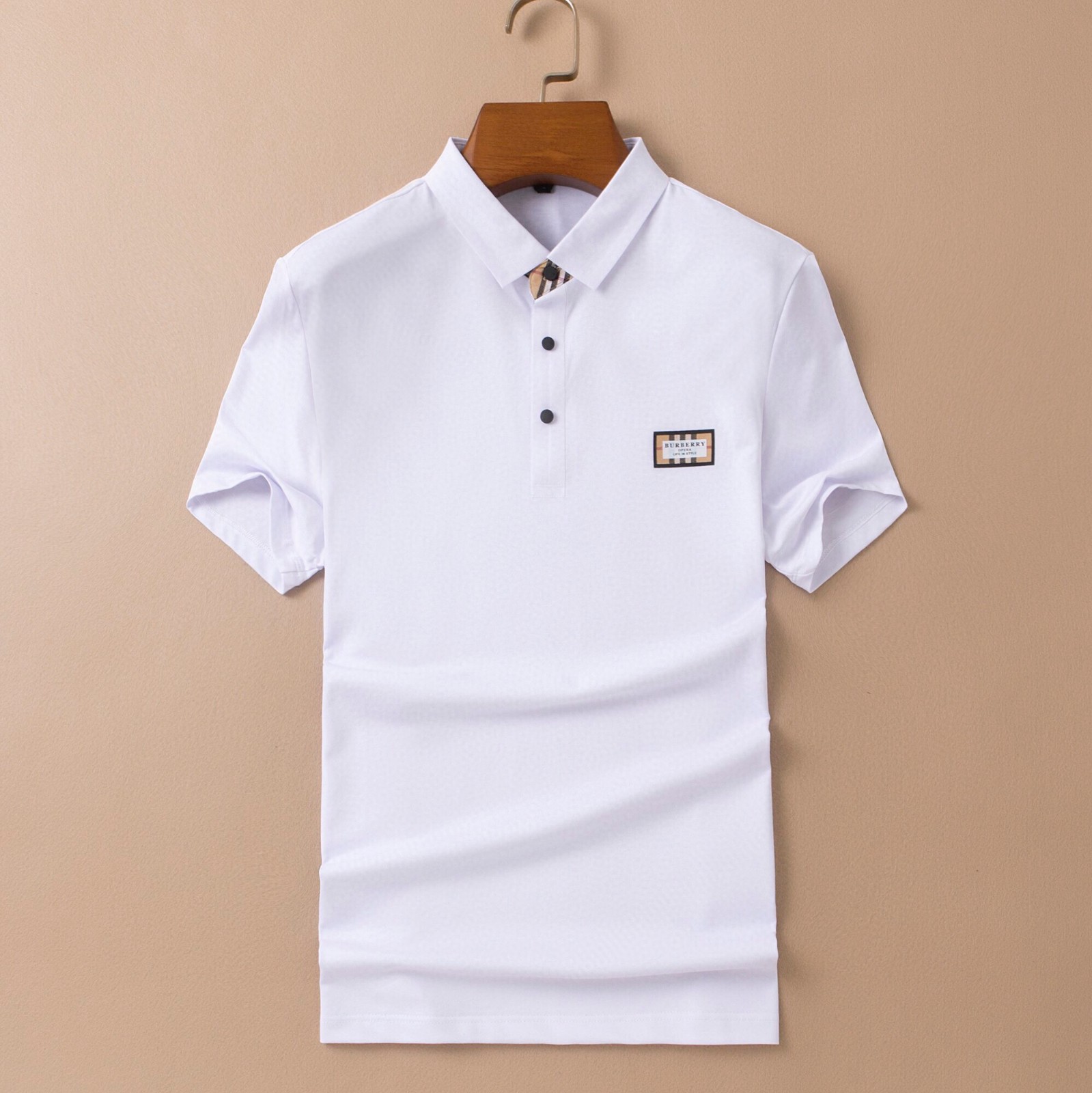 3色あり 柔らかい 着心地いい メンズ バーバリー 半袖tシャツ コピー カジュアル ビジネス トップス ポロシャツ