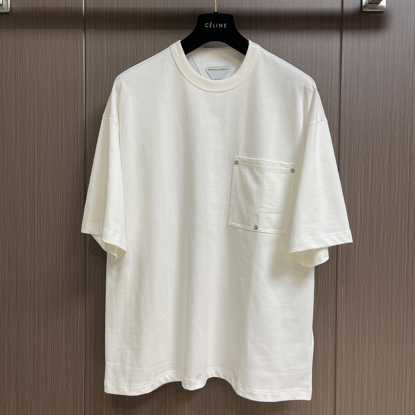 シンプル おしゃれ クルーネック ボッテガ・ヴェネタ Tシャツ コピー 半袖 トップス ホワイト