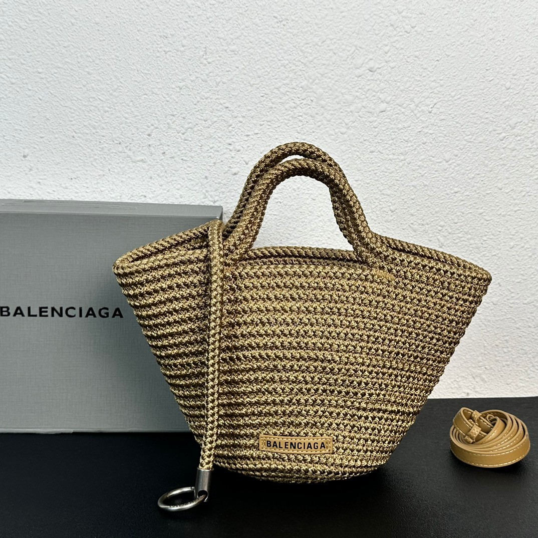 BALENCIAGA IBIZA スモールストラップ付き バスケット | chidori.co