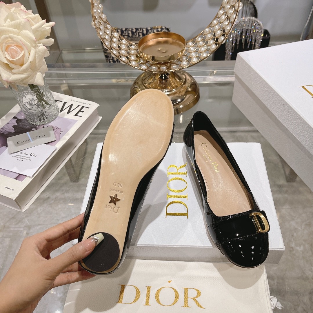 ☆新作☆】DIOR C'EST DIOR バレエフラット-