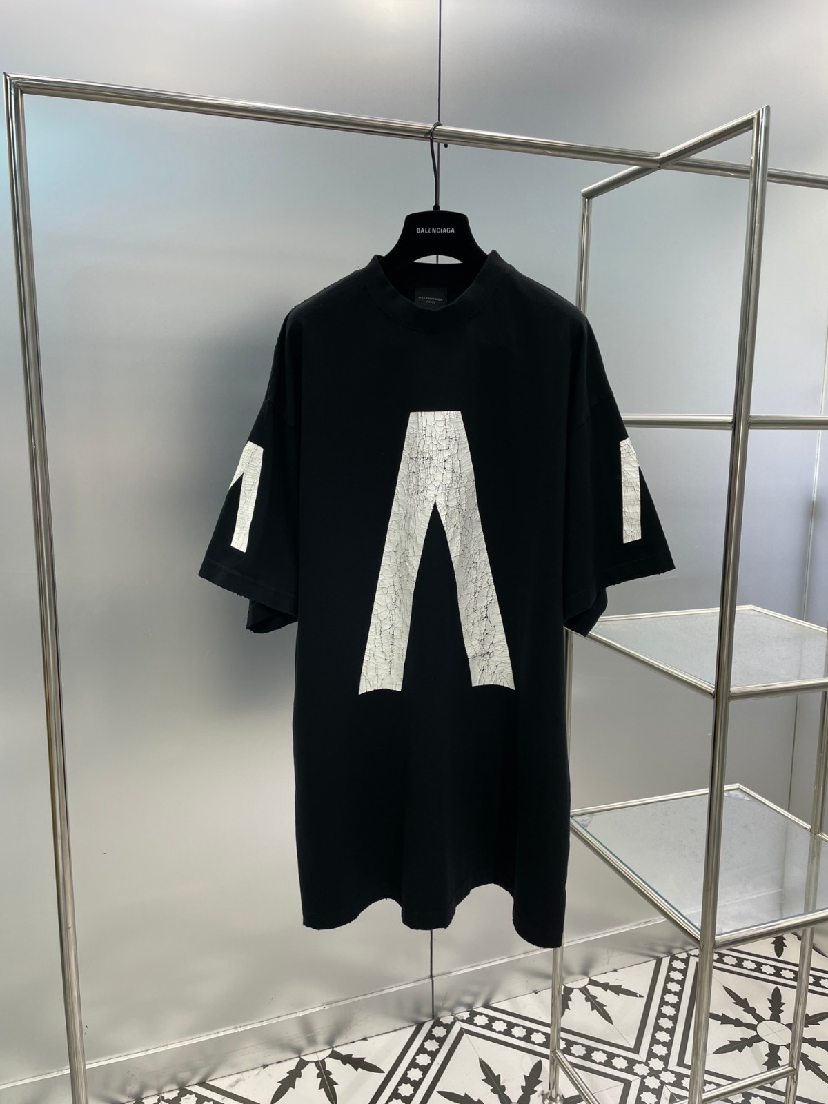 BALENCIAGA x Archive バレンシアガ Tシャツ コピー 半袖Tシャツ ブラック